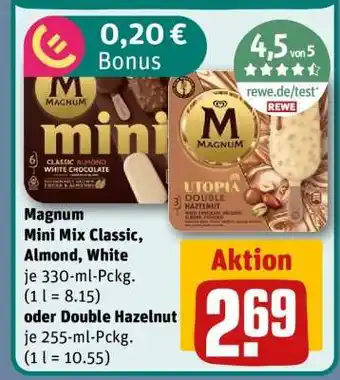 REWE Magnum Mini Mix Classic, Almond, White Angebot