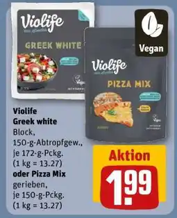 REWE Violife Greek white oder Pizza Mix Angebot