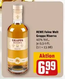 REWE REWE Feine Welt Grappa Riserva Angebot