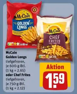 REWE McCain Golden Longs oder Chef Frites Angebot