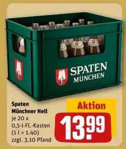 REWE Spaten Münchner Hell Angebot
