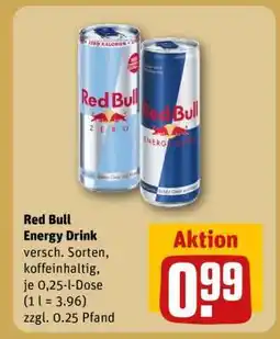 REWE Red Bull Energy Drink Angebot