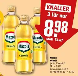REWE Mazola Keimöl Angebot