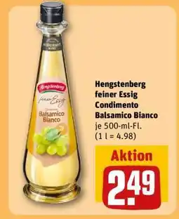 REWE Hengstenberg feiner Essig Condimento Balsamico Bianco Angebot