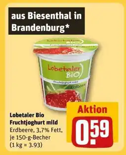 REWE Lobetaler Bio Fruchtjoghurt mild Angebot