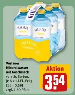 REWE Vöslauer Mineralwasser mit Geschmack Angebot