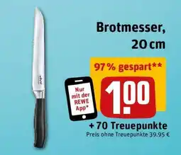 REWE Brotmesser, 20 cm Angebot