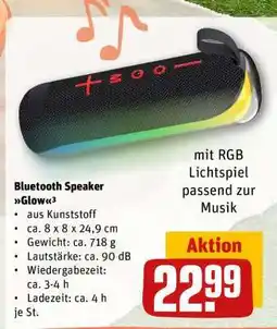 REWE Bluetooth Speaker Glow³ Angebot
