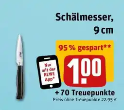 REWE Schälmesser, 9 cm Angebot