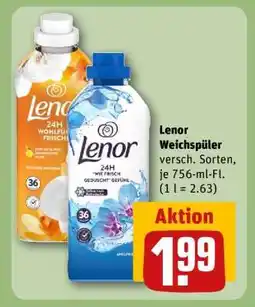 REWE Lenor Weichspüler Angebot
