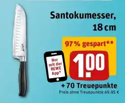 REWE Santokumesser, 18 cm Angebot