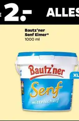NETTO Bautz’ner Senf Eimer Angebot