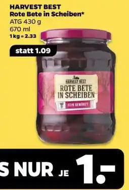 NETTO HARVEST BEST Rote Bete in Scheiben Angebot