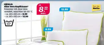 NETTO HJEMJA Aloe Vera Kopfkissen Angebot