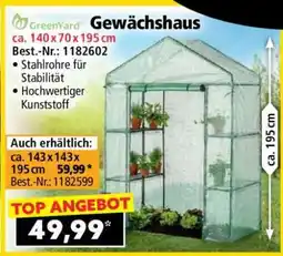Norma Gewächshaus Angebot