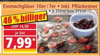 Norma Einmachgläser 10er/7er • Inkl. Pflückeimer Angebot