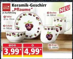 Norma Keramik-Geschirr „Pflaume“ Angebot