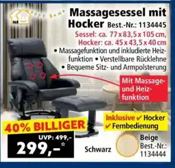 Norma Massagesessel mit Hocker Angebot