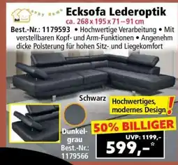 Norma Ecksofa Lederoptik Angebot
