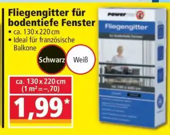 Norma Fliegengitter für bodentiefe Fenster Angebot