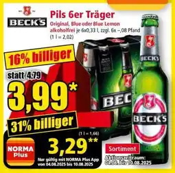 Norma Pils 6er Träger Angebot