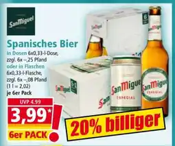 Norma Spanisches Bier Angebot