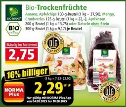 Norma Bio-Trockenfrüchte Angebot