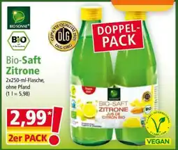 Norma Bio-Saft Zitrone Angebot