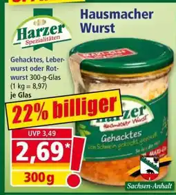 Norma Hausmacher Wurst Angebot