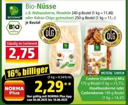 Norma Bio-Nüsse Angebot