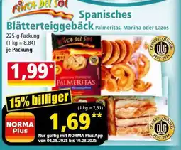 Norma Spanisches Blätterteiggebäck Angebot