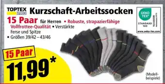 Norma TOPTEX PRO Kurzschaft-Arbeitssocken Angebot