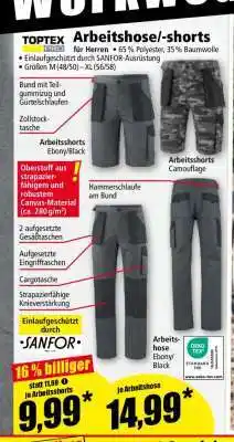 Norma Arbeitshose Ebony/Black Angebot