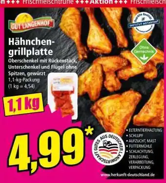 Norma Hähnchengrillplatte Angebot