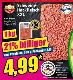 Norma Schweine- Hackfleisch XXL Angebot