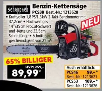 Norma Benzin-Kettensäge PCS38 Angebot