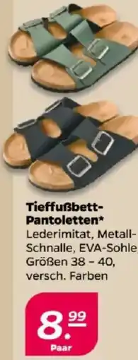 NETTO Tieffußbett-Pantoletten Angebot