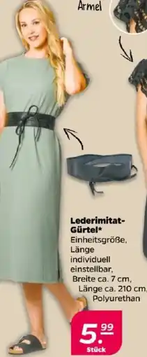 NETTO Lederimitat-Gürtel Angebot