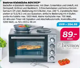 NETTO Bestron Kleinküche AOV31CP Angebot