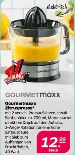 NETTO Gourmetmaxx Zitruspresse Angebot