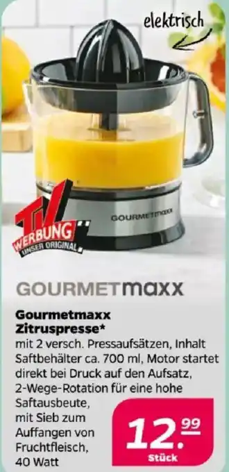 NETTO Gourmetmaxx Zitruspresse Angebot