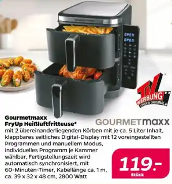 NETTO Gourmetmaxx FryUp Heißluftfritteuse Angebot