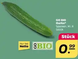 NETTO GO BIO Gurke Angebot