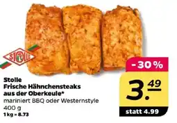 NETTO Stolle Frische Hähnchensteaks aus der Oberkeule Angebot