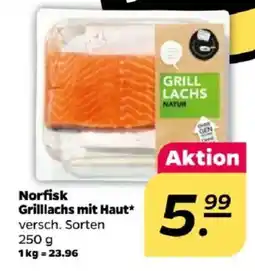 NETTO Norfisk Grilllachs mit Haut Angebot
