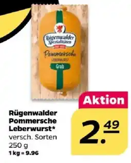 NETTO Rügenwalder Pommersche Leberwurst Angebot