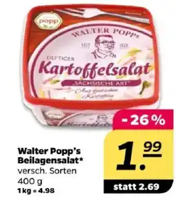 NETTO Walter Popp's Beilagensalat Angebot