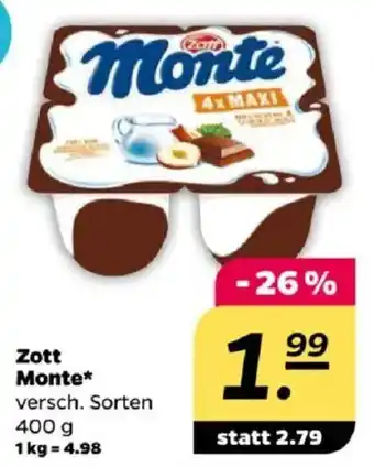 NETTO Zott Monte Angebot