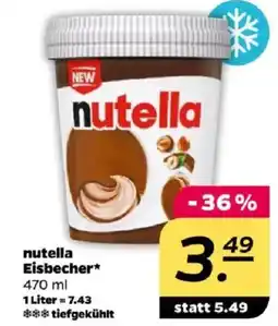 NETTO nutella Eisbecher Angebot