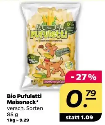NETTO Bio Pufuletti Maissnack Angebot